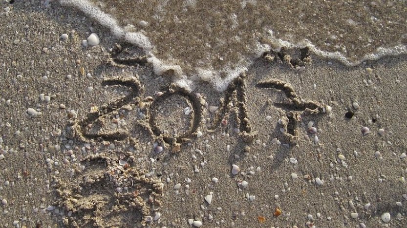 New Year Sand Beach New Year's Eve 2017